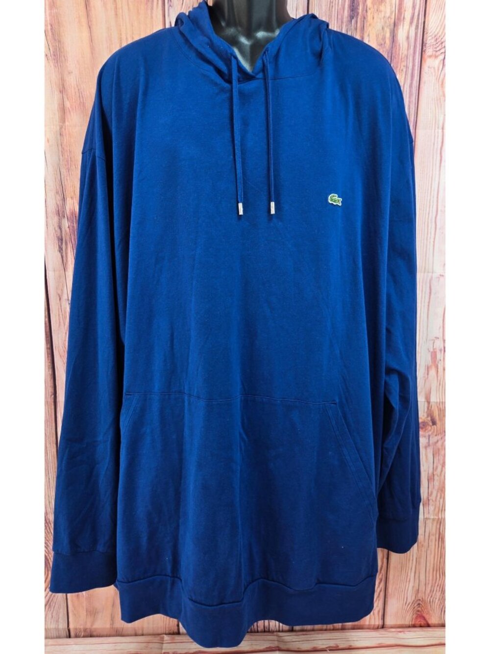 Lacoste Men's Blue Pullover Hoodie Sweatshirt 5XLB